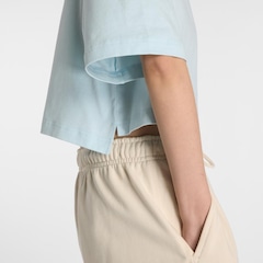 Camiseta Cropped New Balance Small Logo Feminina - Foto 6