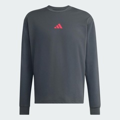 Camiseta Manga Longa Running State Of Mind adidas - Masculina - Foto 2