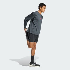 Camiseta Manga Longa Running State Of Mind adidas - Masculina - Foto 4