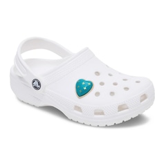 Jibbitz™ Crocs Coração Turquesa - Foto 2