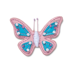 Jibbitz™ Crocs Borboleta Rosa - Foto 1