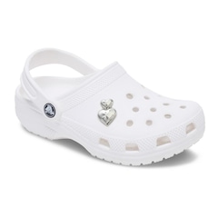 Jibbitz™ Crocs Coração Duplo de Prata - Foto 3