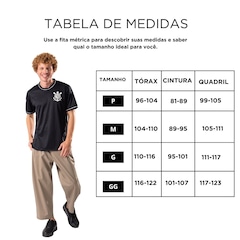 Camisa do Corinthians Arte Braziline Fiel Timão Licenciada - Masculina - Foto 10