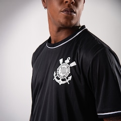 Camisa do Corinthians Arte Braziline Fiel Timão Licenciada - Masculina - Foto 9