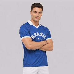 Camisa Brasil Seleça Azul 11 Raphinha  Masculina - Foto 3