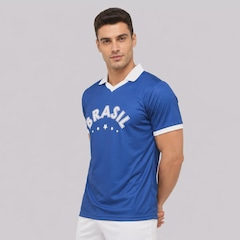 Camisa Brasil Seleça Azul 11 Raphinha  Masculina - Foto 4