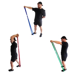 Kit Super Band 3 Intensidade Yangfit Tecido Elástico Durável - Foto 5
