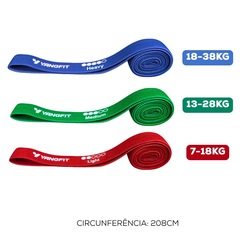 Kit Super Band 3 Intensidade Yangfit Tecido Elástico Durável - Foto 6