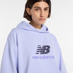 Blusão New Balance Com Capuz Athletics Logo Feminino - Foto 2