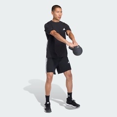 Shorts de Treino adidas Essentials All-Set 3 Listras Masculino - Foto 4