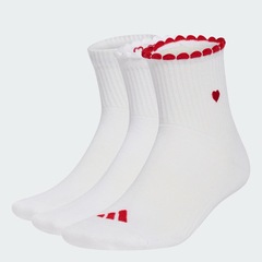 Kit Meias Estampadas adidas com 3 Pares - Feminina - Foto 2