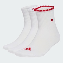 Kit Meias Estampadas adidas com 3 Pares - Feminina - Foto 3