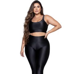 Top Fitness Plus Size New Zig 3D Vekyo com Bojo - Feminino - Foto 1