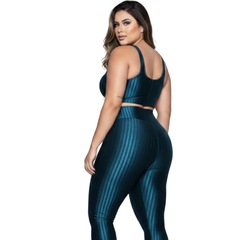 Top Fitness Plus Size New Zig 3D Vekyo com Bojo - Feminino - Foto 2