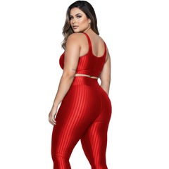 Top Fitness Plus Size New Zig 3D Vekyo com Bojo - Feminino - Foto 3