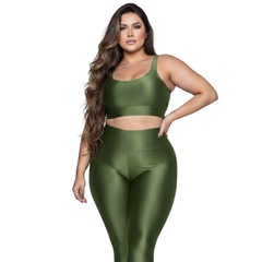 Top Fitness Plus Size New Zig 3D Vekyo com Bojo - Feminino - Foto 1
