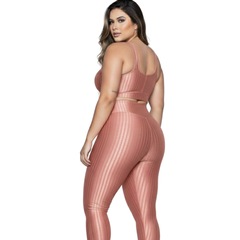 Top Fitness Plus Size New Zig 3D Vekyo com Bojo - Feminino - Foto 3