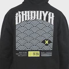 Moletom Canguru Hurley x Shibuya Escama - Masculino - Foto 4