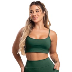 Top Duplo Alcinha de Regulagem Poliamida Mvb Modas - Feminino - Foto 1