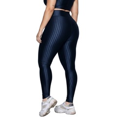 Calça Legging Plus Size New Zig 3D Vekyo - Feminina - Foto 3