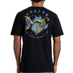 Camiseta Hurley Sea Monster - Masculina - Foto 2