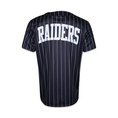 Camisa New Era Jersey NFL Las Vegas Raiders Stripes - Masculina - Foto 2
