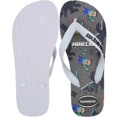 Chinelo de Dedo Havaianas Minecraft Launcher Menino - Infantil - Foto 3