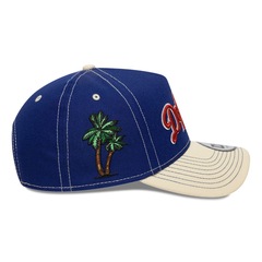 Bone New Era MLB 9Forty A-Frame Snapback Los Angeles Dodgers Masculino - Foto 5
