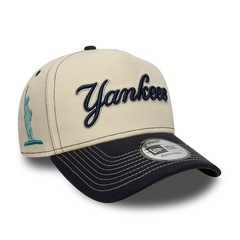 Bone New Era MLB 9Forty A-Frame Snapback New York Yankees Masculino - Foto 3
