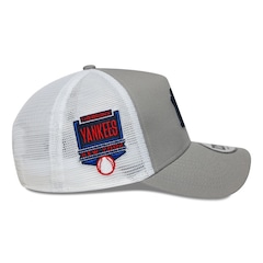 Bone New Era MLB 9Forty A-Frame Snapback New York Yankees Masculino - Foto 5