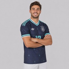 Camisa Alemanha II 26/27 17 Wirtz adidas Masculina - Foto 3
