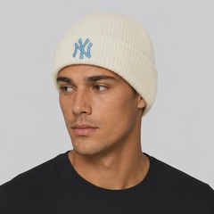 Gorro New Era New York Yankees Wide Cuff Beanie - Foto 3