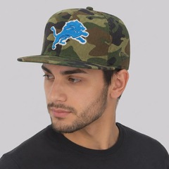 Boné New Era Detroit Lions NFL STS Camo 5950 - Foto 6
