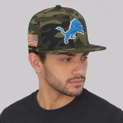 Boné New Era Detroit Lions NFL STS Camo 5950 - Foto 7