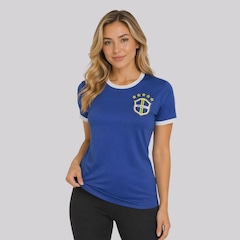 Camisa Brasil Canarinho 5 Casemiro Feminina - Foto 2