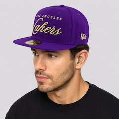 Boné New Era Los Angeles Lakers NBA 26 5950 - Foto 6