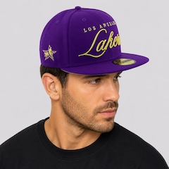 Boné New Era Los Angeles Lakers NBA 26 5950 - Foto 7