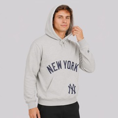 Blusão de Moletom New Era New York Yankees College com Capuz Masculino - Foto 2