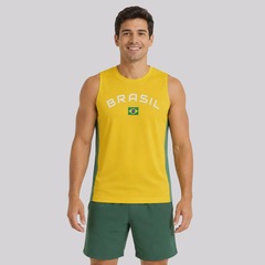 Camiseta Regata Brasil Brisa 8 B. Guimarães Masculina - Foto 2