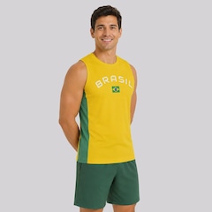 Camiseta Regata Brasil Brisa 8 B. Guimarães Masculina - Foto 3