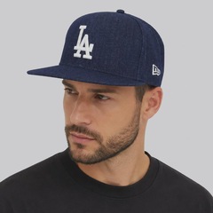 Boné New Era Los Angeles Dodgers 950 Snapback MLB Den 261 - Foto 5