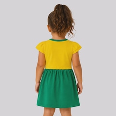 Vestido Brasil Torcida Infantil - Foto 4