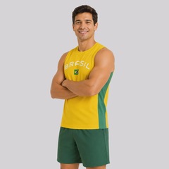Camiseta Regata Brasil Brisa 7 Vini Jr Masculina - Foto 4