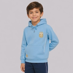 Blusão de Moletom Argentina Canguru Infantil - Foto 3