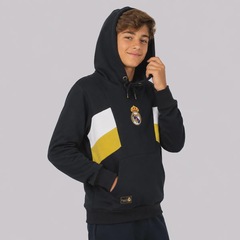 Blusão de Moletom Real Madrid Canguru Infantil - Foto 2