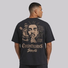 Camisa Corinthians X Sabotage Oversized Masculina - Foto 3