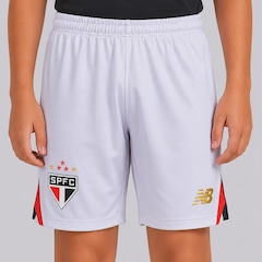 Calção New Balance São Paulo I 2025 Infantil - Foto 1