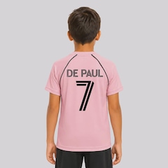 Camisa Inter Miami Dry III 7 De Paul Infantil - Foto 1