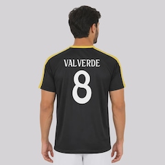 Camisa Real Madrid Campeones 8 Valverde Masculina - Foto 1