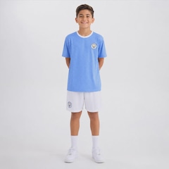 Kit Manchester City Mini Craque Logo Infantil - Foto 1